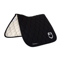 Equestro Dressurschabracke mit Zwiebelsteppung Schwarz