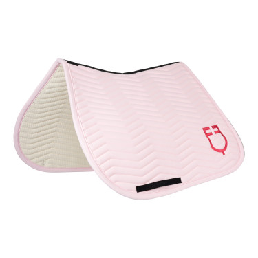 Equestro Springschabracke Wave, gesteppt, aus technischem Gewebe Ballerina / Geißblatt