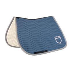 Equestro Springschabracke Wave, gesteppt, aus technischem Gewebe Beringsee / Frostgrau Blau
