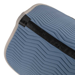 Equestro Springschabracke Wave, gesteppt, aus technischem Gewebe Beringsee / Frostgrau Blau