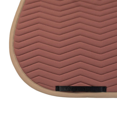 Equestro Springschabracke Wave, gesteppt, aus technischem Gewebe Braun / Walnut