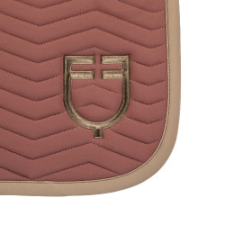 Equestro Springschabracke Wave, gesteppt, aus technischem Gewebe Braun / Walnut
