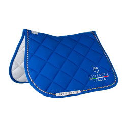 Equestro x FISE Springschabracke mit italienischer Flaggenpaspel Blau aus Savoyen