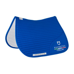 Springschabracke Equestro x FISE mit gesticktem Logo Blau aus Savoyen Springschabracke Equestro x FISE mit gesticktem Logo Blau aus Savoyen