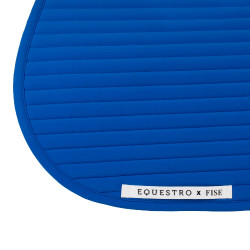 Springschabracke Equestro x FISE mit gesticktem Logo Blau aus Savoyen Springschabracke Equestro x FISE mit gesticktem Logo Blau aus Savoyen