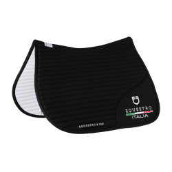 Springschabracke Equestro x FISE mit gesticktem Logo Schwarz Springschabracke Equestro x FISE mit gesticktem Logo Schwarz