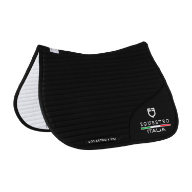 Springschabracke Equestro x FISE mit gesticktem Logo Schwarz Springschabracke Equestro x FISE mit gesticktem Logo Schwarz