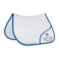 Springschabracke Equestro x FISE mit gesticktem Logo Marineblazer Marineblau