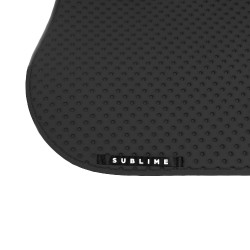 CSO-Schabracke Acavallo Sublime aus technischem Stoff mit Polka-Dots Schwarz