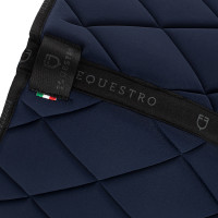 Spring-Satteldecke Equestro aus atmungsaktivem technischem Gewebe Marine / Schwarz Blau