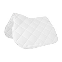 Spring-Satteldecke Equestro aus atmungsaktivem technischem Gewebe Weiß / weiß Weiß Spring-Satteldecke Equestro aus atmungsaktivem technischem Gewebe Weiß / weiß Weiß