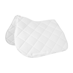 Spring-Satteldecke Equestro aus atmungsaktivem technischem Gewebe Weiß / weiß Wei&amp;szlig;