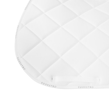 Spring-Satteldecke Equestro aus atmungsaktivem technischem Gewebe Weiß / weiß Wei&amp;szlig;