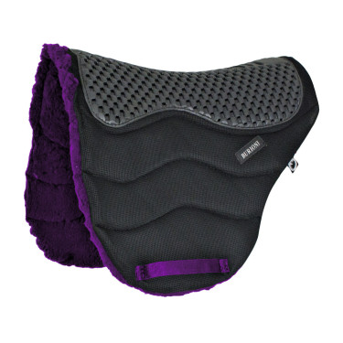 Burioni Piuma TT/Fleece Endurance-Sattelpad Violett Lila