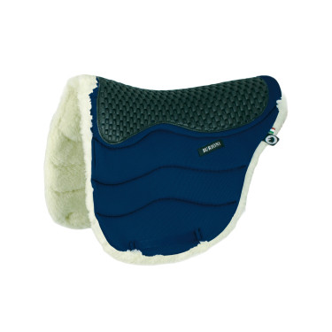 Endurance-Satteldecke Burioni TT/Wolle + Gel Marine Marineblau