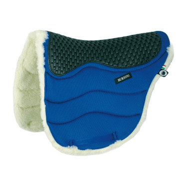 Endurance-Satteldecke Burioni TT/Wolle + Gel Königsblau