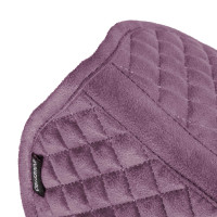 Equestro Satteldecke für Spielzeugpferd Dunkelgrau Rosa