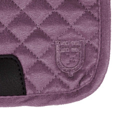 Equestro Satteldecke für Spielzeugpferd Dunkelgrau Rosa