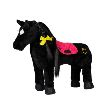 Equestro Satteldecke für Spielzeugpferd Fuchsie Rosa