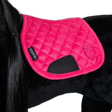 Equestro Satteldecke für Spielzeugpferd Fuchsie Rosa