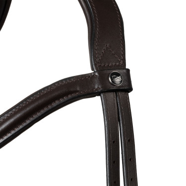 Stirnriemen Supreme Modell Icelandic Jumping Dunkelbraun