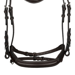 Stirnriemen Supreme Modell Icelandic Jumping Dunkelbraun
