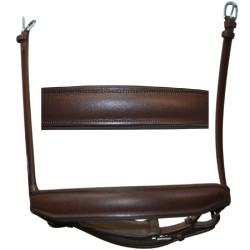 Muserolle Dressage large Flags & Cup Noir