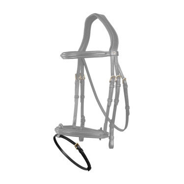 Dy’on-Schlaufe für 3/8"-Kinnriemen Schwarz