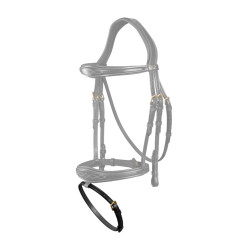 Dy'on-Schlaufe für Unterkinnriemen 4/8" Schwarz