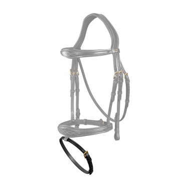 Dy'on-Schlaufe für Unterkinnriemen 4/8" Schwarz