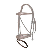 Dy’on-Schlaufe für Unterkinnriemen 4/8" New English Braun