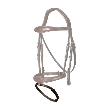 Dy’on-Schlaufe für Unterkinnriemen 4/8" New English Braun