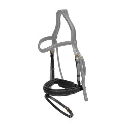 Geflochtenes Medium-Nasenband mit Pull-Back von Dy'on Schwarz