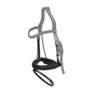 Geflochtenes Medium-Nasenband mit Pull-Back von Dy'on Schwarz