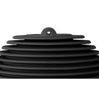 Schutzkugel für Anbindestrick & Wand Pro Grooming Deluxe von Kentucky aus Gummi Grau