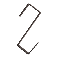 Haken für Deckenhalter Mat Grooming Deluxe von Kentucky Schwarz Haken für Deckenhalter Mat Grooming Deluxe von Kentucky Schwarz