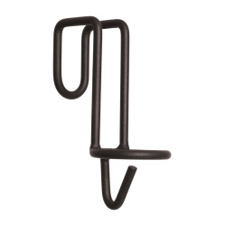 Abnehmbarer Eimerhalter Mat Grooming Deluxe von Kentucky Schwarz