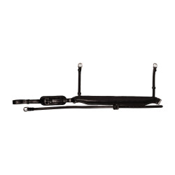 Spezielle FEI Pull-Back-Nasenriemen Mat Dy’on Working Kollektion Schwarz