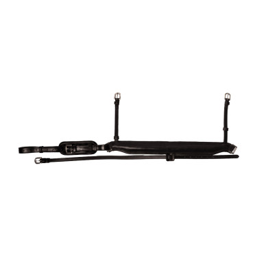 Spezielle FEI Pull-Back-Nasenriemen Mat Dy’on Working Kollektion Schwarz