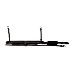 Spezielle FEI Pull-Back-Nasenriemen Mat Dy’on Working Kollektion Schwarz