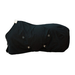 Kentucky-Leinentuch-Shirt Schwarz