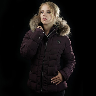 Damenparka RAUMA Flags & Cup Pflaume Lila