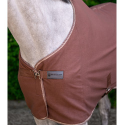 Waldhausen Polarfleece-Decke Economic mit Kreuzgurten Mokka Braun