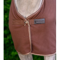 Waldhausen Polarfleece-Decke Economic mit Kreuzgurten Schwarz