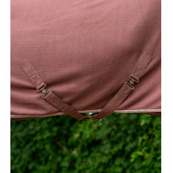 Waldhausen Polarfleece-Decke Economic mit Kreuzgurten Mokka Braun