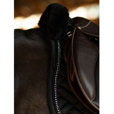 Satteldecke Equestrian Stockholm Jumping Kunstlamm Crystal Schwarz Satteldecke Equestrian Stockholm Jumping Kunstlamm Crystal Schwarz