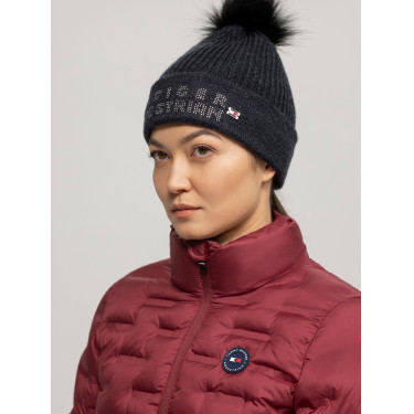 Mütze mit Bommel Tommy Hilfiger Equestrian Ottawa Wüstenhimmel Blau