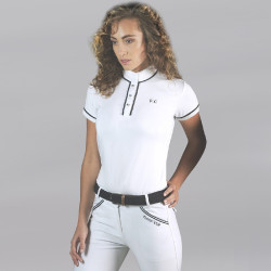Damen-Poloshirt Candiba kurzarm Flags & Cup Damen-Poloshirt Candiba kurzarm Flags & Cup