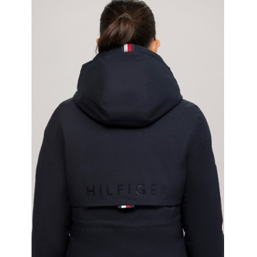 Langer Parka Tommy Hilfiger Equestrian Oregon Damen Wüstenhimmel Blau Langer Parka Tommy Hilfiger Equestrian Oregon Damen Wüstenhimmel Blau