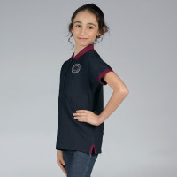 Kinder-Poloshirt CALI Flags & Cup Marineblau Kinder-Poloshirt CALI Flags & Cup Marineblau